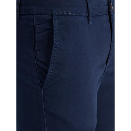 Jack & Jones - Pantalon chino Slim Fit Bleu Marine en coton Rory - Pantalons homme