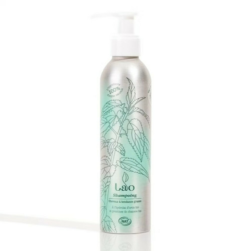 LAO CARE - Shampoing Purifiant A L'ortie Bio - Shampoing cheveux gras homme