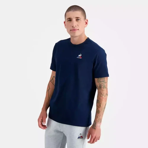 Le coq sportif - T-shirt Homme ESS SS N°4 M Bleu - Vetements homme