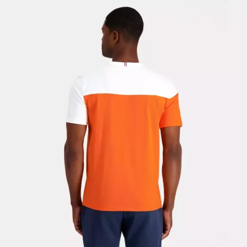 T-shirt Homme BAT SS N°3 M Orange Le coq sportif