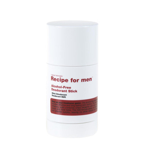 Recipe For Men - Stick Déodorant - Sans Alcool - Cosmetique homme