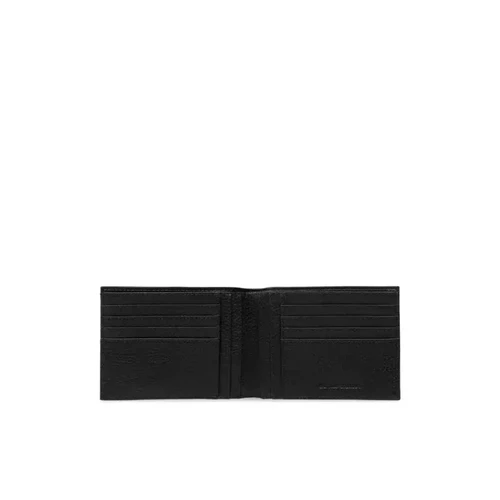 Portefeuille & Porte-Cle - Gift Set noir en cuir