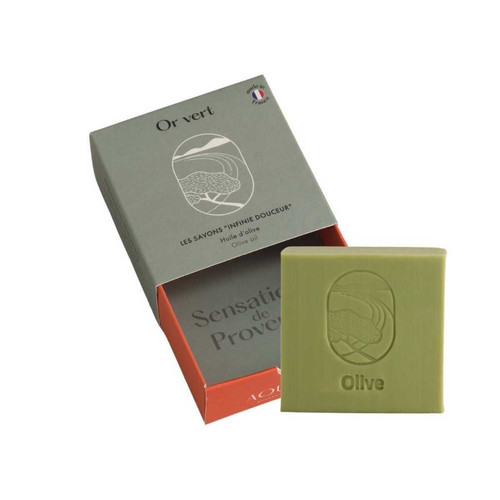 Aqui d'Aïa - Savon Or Vert - Olive A L'huile D'olive - Cadeaux Made in France
