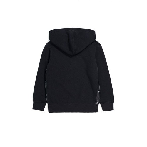 Sweatshirt à capuche en polycoton noir