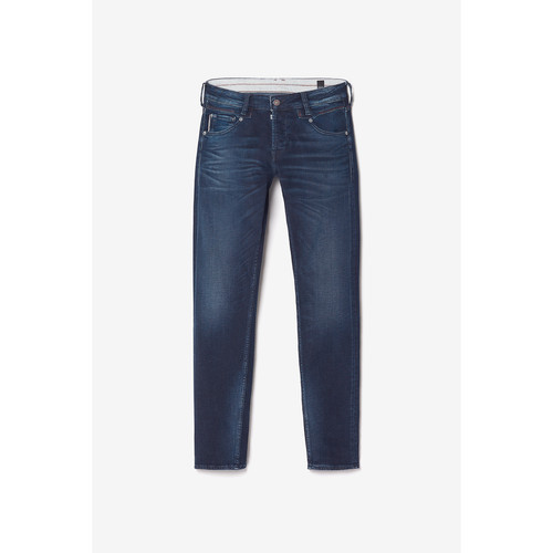 Jeans ajusté stretch 700/11, longueur 34 bleu en coton Mason