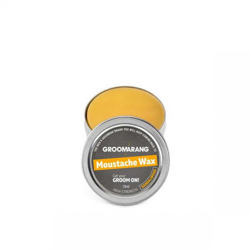 Groomarang - Cire A Moustache 100% Naturel - Wax Original - Produits d'Entretien pour Barbe
