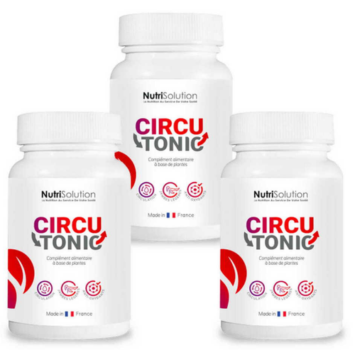 NutriSolution - Circutonic - Circulation Sanguine  - X3 - Promotions Soins HOMME
