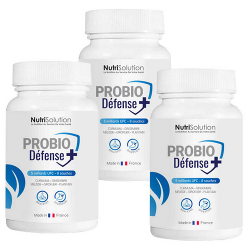 NutriSolution - Probio Défense + Digestion - X3 - Cosmetique homme