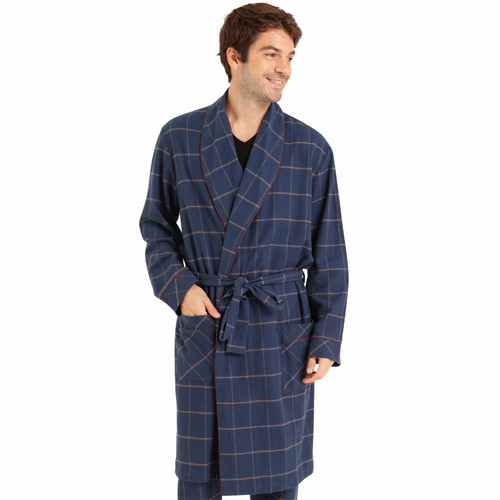 Eminence - Robe de chambre homme Popeline - Pyjama coton homme