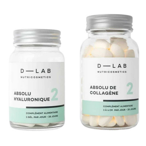 D-LAB Nutricosmetics - Duo Nutrition-Absolue 1 Mois - Cosmetique homme