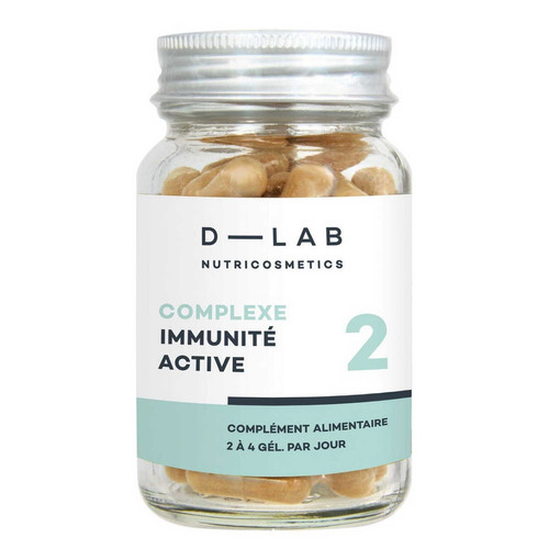 D-LAB Nutricosmetics - Complexe Immunité Active - Renforce Les Défenses Naturelles Du Corps - Complement alimentaire beaute