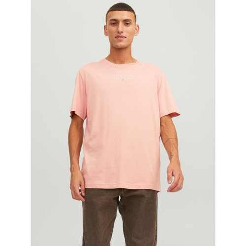 Jack & Jones - T-shirt manches courtes rose - Vetements homme