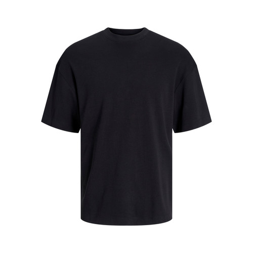 Jack & Jones - T-shirt Loose Fit Col rond Manches courtes Noir en coton Dean - Jack et jones