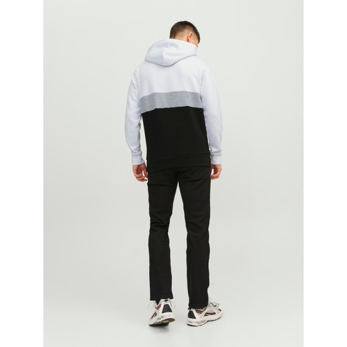 Sweatshirt Standard Fit Manches longues Blanc en coton