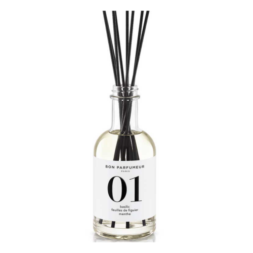 Bon Parfumeur - Diffuseur Basilic Feuille De Figuier Menthe - Parfums d'Ambiance et Bougies Parfumées