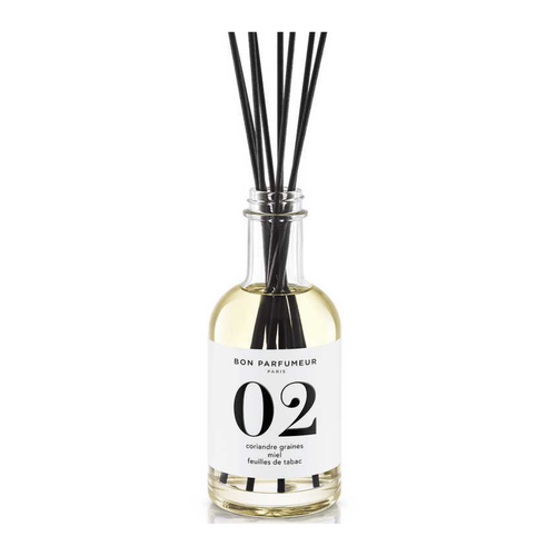 Bon Parfumeur - Diffuseur Graine De Coriandre Miel Feuille De Tabac - Parfums d'Ambiance et Bougies Parfumées