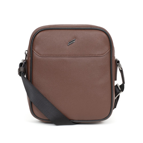 Daniel Hechter Maroquinerie - Sacoche Cuir TOGETHER Chocolat/Marron foncé Mads - Sac cuir homme