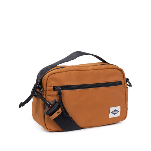 Lee Cooper Maroquinerie - Sac reporter gold - Besace homme messenger