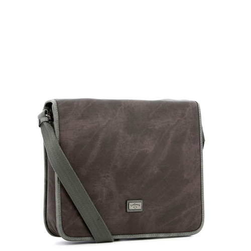 Lee Cooper Maroquinerie - Gibecière A4 HOBO Marron foncé Umar - Lee cooper maroquinerie