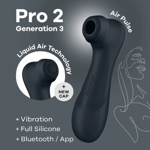 Pro 2 Génération 3 Air Pluse Connect App Et Vibration - Noir Satisfyer Satisfyer