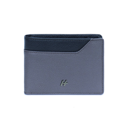 Daniel Hechter Maroquinerie - Portefeuille italien Stop RFID Cuir TOGETHER Taupe/Noir Kai - Portefeuille Homme