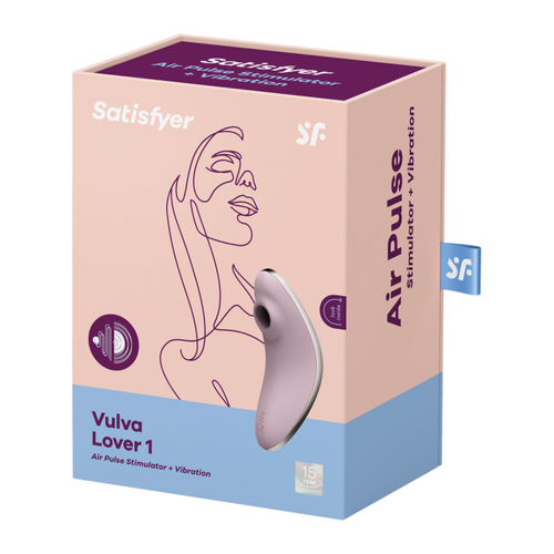 Satisfyer - Vulva Lover Stimulateur Et Vibromasseur Satisfyer - Rose - Boutique de Noël: idées cadeaux