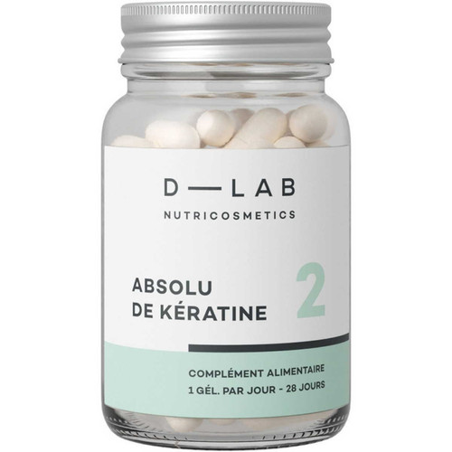 D-LAB Nutricosmetics - Absolu De Kératine - Anti-Chute & Réparation 1 Mois - D-lab cheveux