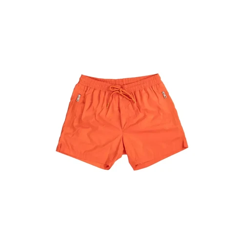 Compagnie de Californie - Maillot de bain short basic - Orange - Mode homme