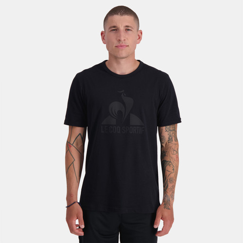 Le coq sportif - T-shirt Monochrome SS N°1 noir - T shirt polo homme