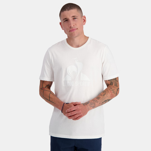 Le coq sportif - T-shirt Monochrome SS N°1 blanc - T shirt polo homme