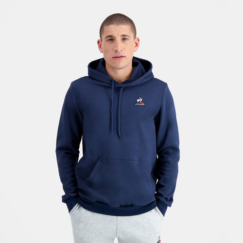 Le coq sportif - Sweatshirt à capuche ESS Hoody N°2 bleu - Pull gilet sweatshirt homme
