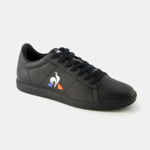 Sneakers Courtser_2 triple noir en cuir