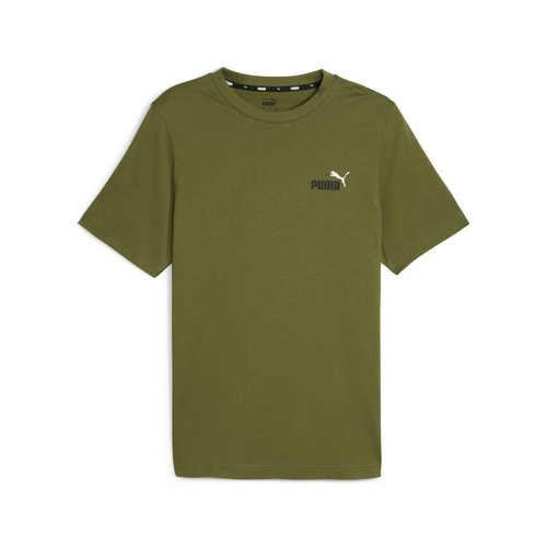 Tee-shirt manche courtes olive ESS+2 Puma