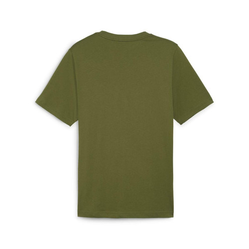 Tee-shirt manche courtes olive ESS+2 en coton