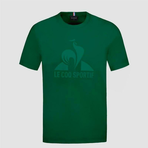 Le coq sportif - MONOCHROME Tee SS N°1 M vert foncé camus - T shirt polo homme