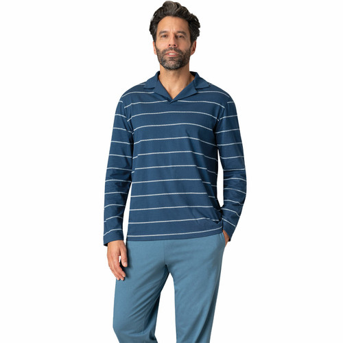 Eminence - Pyjama long col T homme Coton Bio - French Days