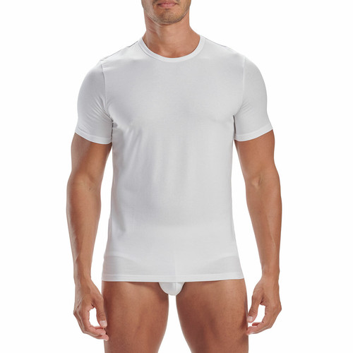 Adidas Underwear - Lot de 2 tee-shirts col rond homme Active Flex Coton 3 Stripes Adidas - Vetements homme