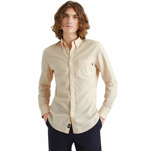 Dockers - Chemise Oxford pêche - Chemise homme