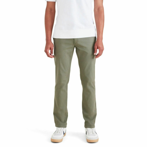 Dockers - Pantalon chino skinny California vert - Pantalons homme