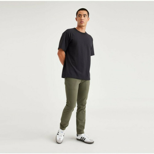 Dockers - Pantalon chino skinny California vert olive - Pantalons homme