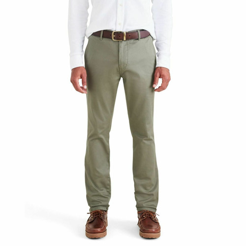 Dockers - Pantalon chino skinny Original vert - Mode homme