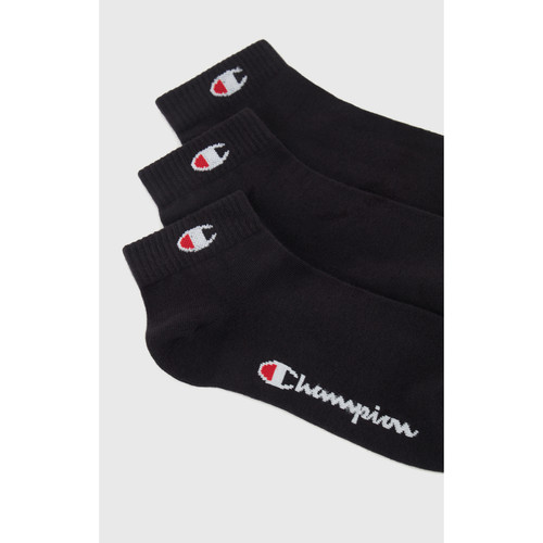 Champion - Lot de 3 chaussettes basse - Noir - Champion underwear