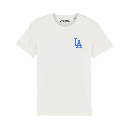 Tee-shirt MC LA blanc cassé Compagnie de Californie
