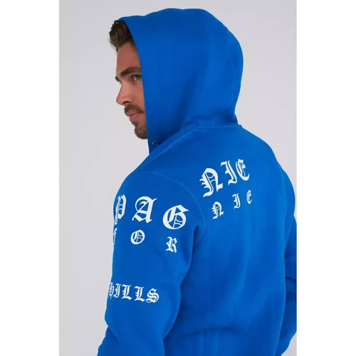 Compagnie de Californie - SWEAT ZIP CAPUCHE GOT CAL bleu cobalt - Compagnie de Californie Vêtements Hommes
