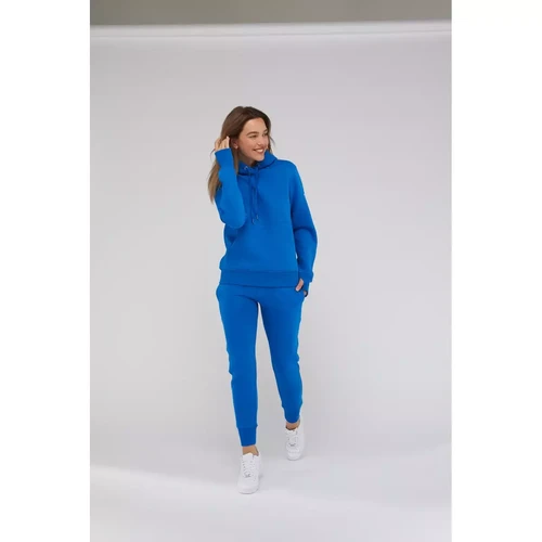 Compagnie de Californie - Sweat No Zip Capuche Classique bleu cobalt - Pull gilet sweatshirt homme