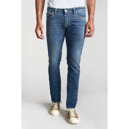 Le Temps des Cerises - Jeans regular, droit 800/12, longueur 34 bleu Marc - Mode homme