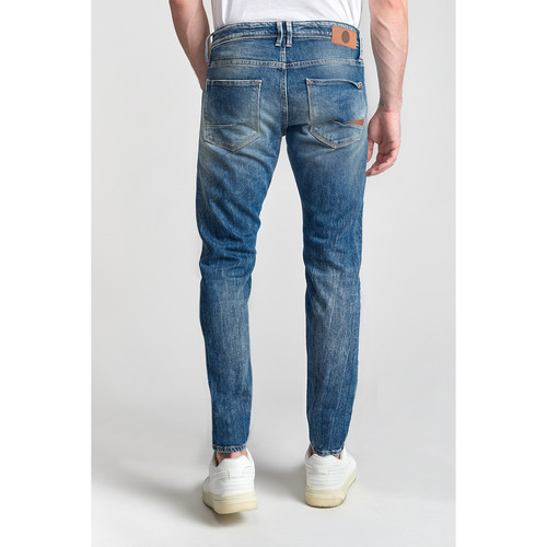 Jeans ajusté stretch Beny 700/11, longueur 34 bleu en coton