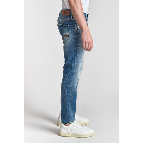 Jeans ajusté stretch Beny 700/11, longueur 34 bleu en coton