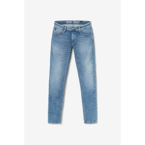 Jeans ajusté BLUE JOGG 700/11, longueur 34 bleu en coton Joey