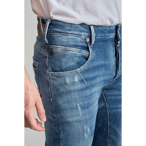 Jeans Locarn 900/03 tapered, longueur 34 bleu en coton